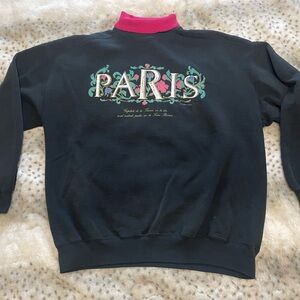 Vintage Paris Turtleneck Sweatshirt by Gopher Sport